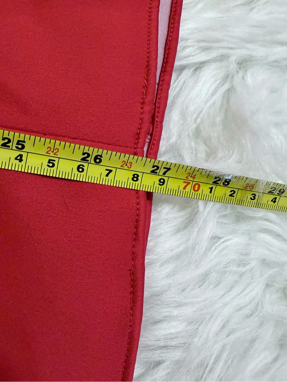 House of CB Dainty Scarlet Red Satin Square Neck A-Line Mini Dress S NWOT - Picture 12 of 14